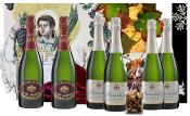 COLIS NOËL 2024 : 4 bouteilles Cuvée Centenaire Brut + 2 bouteilles Cuvée Prestige Brut + Sachet CHOCOLATS CADEAU !